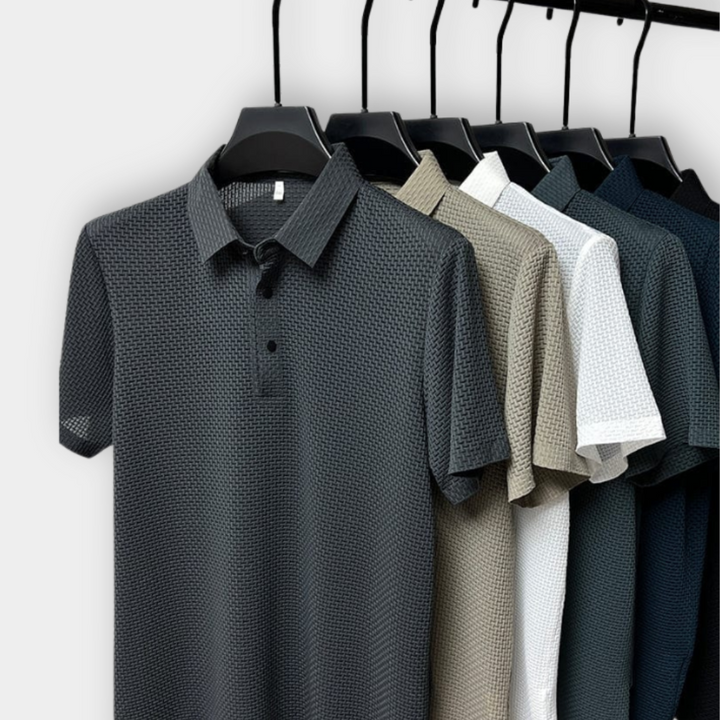 DRAVEN™ | Textured Polo Shirt