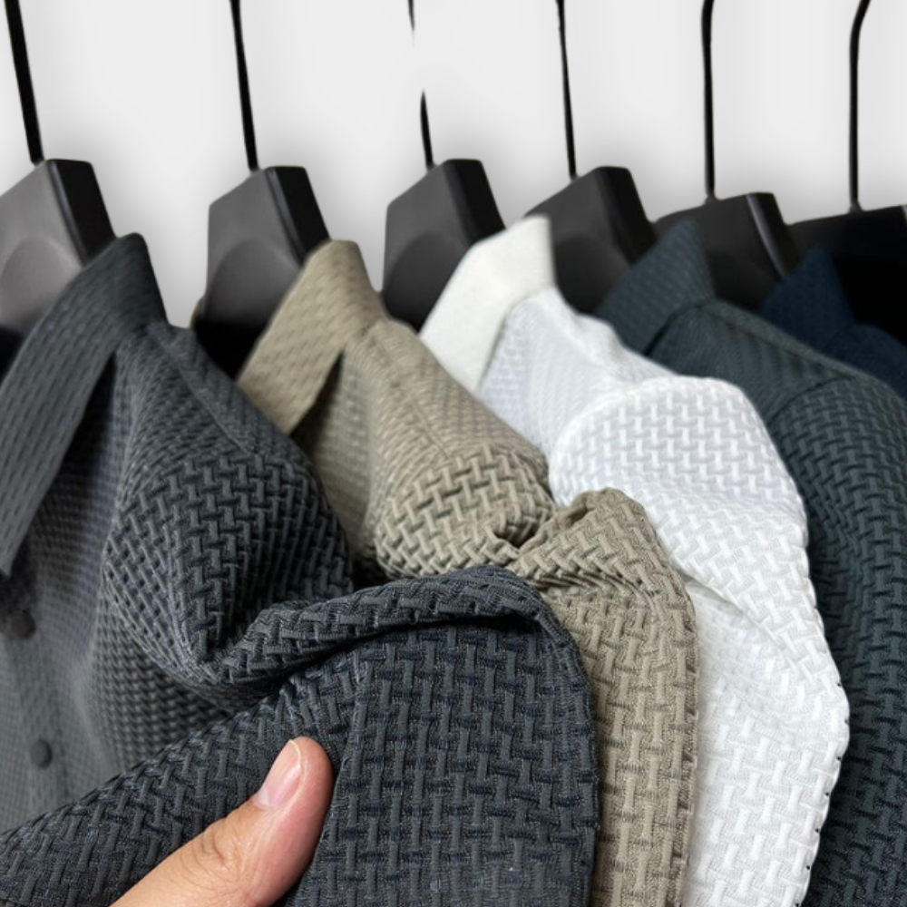 DRAVEN™ | Textured Polo Shirt
