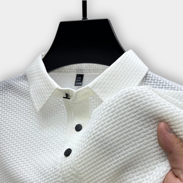 DRAVEN™ | Textured Polo Shirt