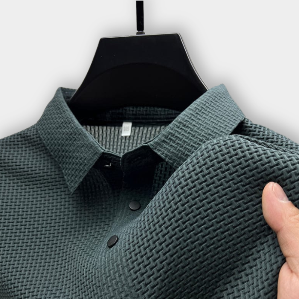 DRAVEN™ | Textured Polo Shirt