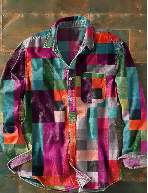 RIO™ | Men's Patchwork Shirt