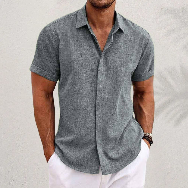 JASON™ | Short-sleeved Linen Shirt