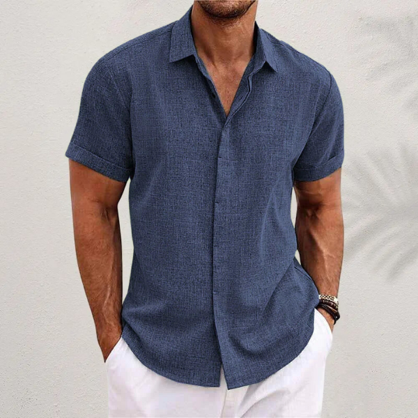 JASON™ | Short-sleeved Linen Shirt
