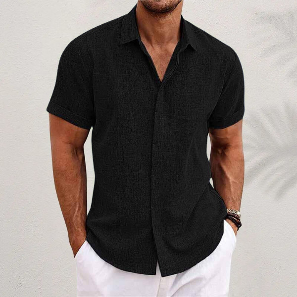 JASON™ | Short-sleeved Linen Shirt