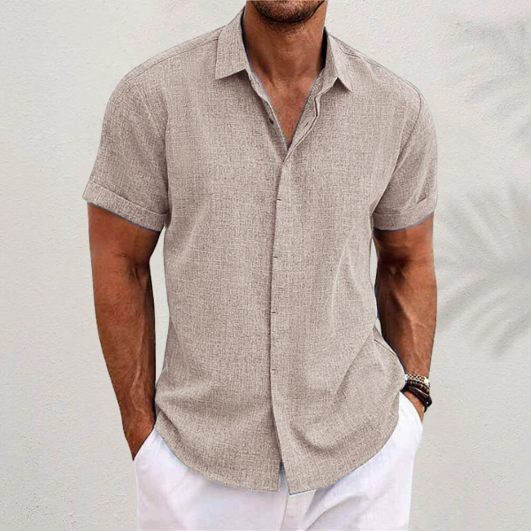JASON™ | Short-sleeved Linen Shirt