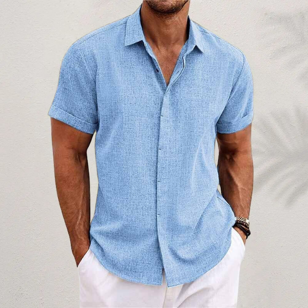 JASON™ | Short-sleeved Linen Shirt