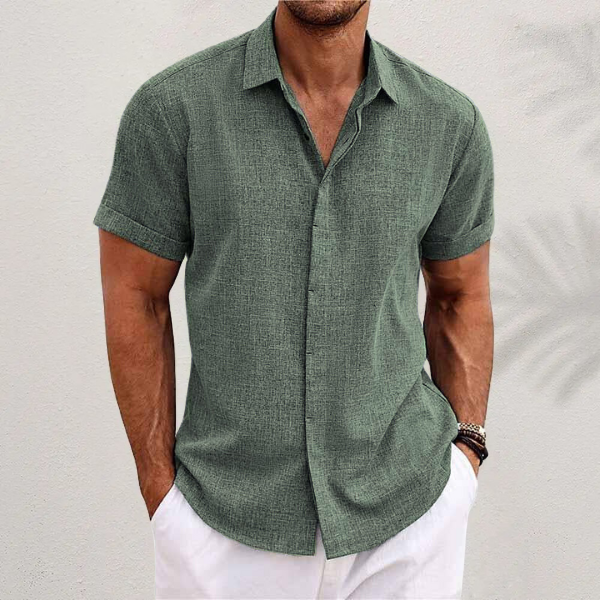 JASON™ | Short-sleeved Linen Shirt