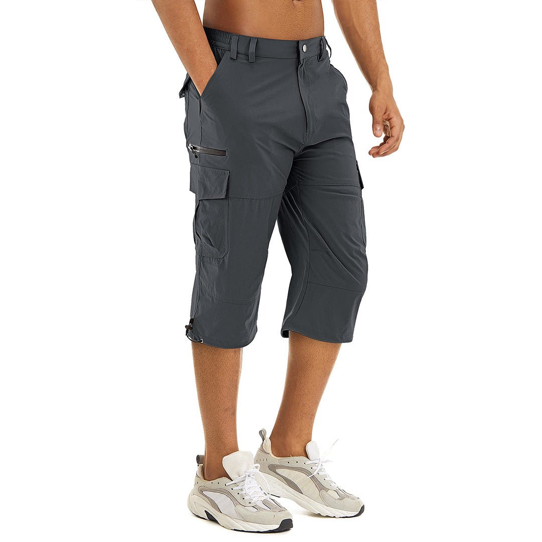 Men's Hiking Shorts 3/4 Quick-Dry Cargo Shorts